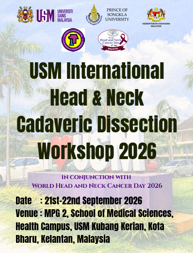 USM International Head & Neck Cadaveric Dissection Workshop 2026
